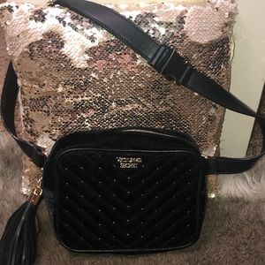 Velvet Stud Belt Bag